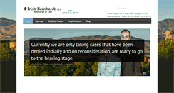 Desktop Screenshot of irishbernhardt.com